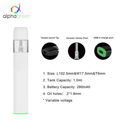 Penna per vaporizzatore in ceramica Air-Draw da 1 ml